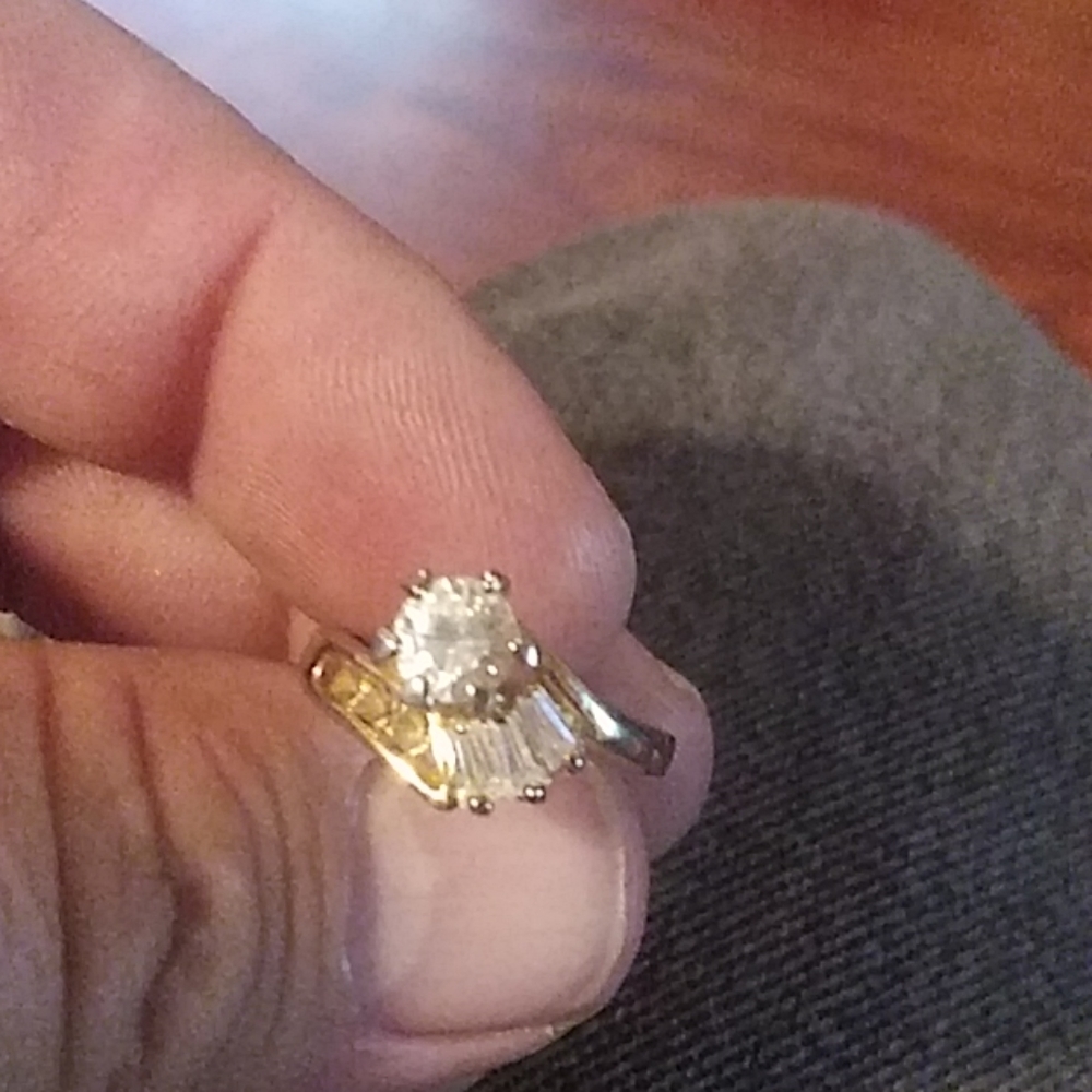 Ring gold plate